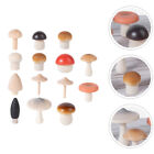  Wood Simulation Mushroom Game Baby Mushrooms for Crafts Party Photo Props