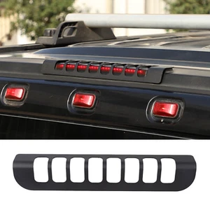 Tercera cubierta de luz de freno de montaje alto para Hummer H2 SUV 2003-09 moldura de lámpara de aleación negra - Imagen 1 de 12