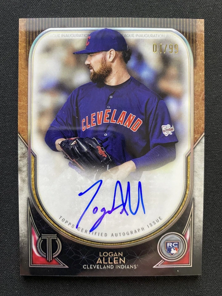 2020 Topps Tribute Logan Allen RC Auto 1/99 - Image 1 of 1