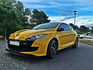schwarze Cup Spoilerlippe für Renault Megane 3 RS Lippe Spoiler Diffusor Front  - Bild 1 von 4
