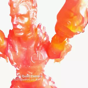 Marvel Human Torch Fantastic Four 12" Action Figure Poseable TOY BIZ 2005 RARE - Picture 1 of 4