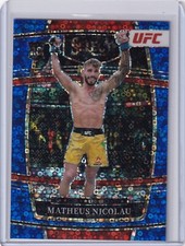 2022 Panini Select UFC - Matheus Nicolau RC - Concourse Blue Prizm #/49