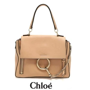 CHLOE Blush Beige Faye Day Top Handle Medium Adjustable Strap Tote Shoulder Bag - Picture 1 of 20