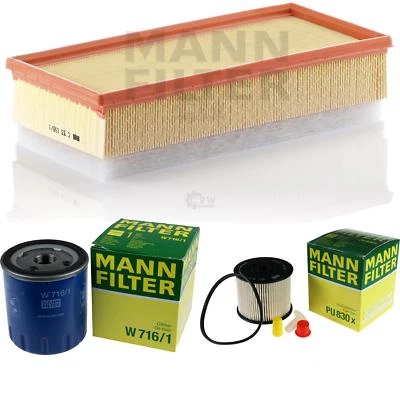 MANN-FILTER Inspektionspaket für Citroën C5 I Break 2.2 HDi 2.0 Fiat Scudo - Bild 1 von 4