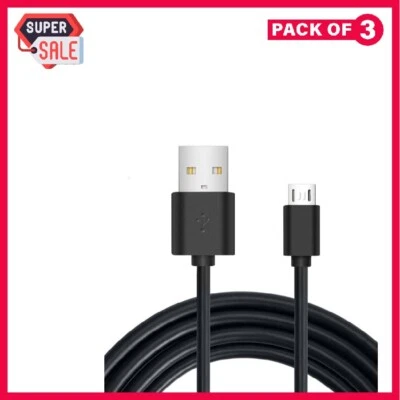 Pack of 3 1m Micro Fast Charging Cable for Samsung - Image 1 of 3