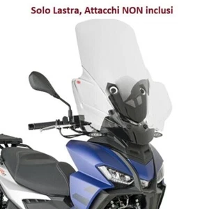 KAPPA Parabrezza Trasparente Solo Lastra 74X61Cm Per Aprilia SR GT 125 2022-2023 - Foto 1 di 3