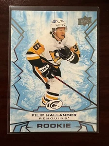 2022-23 Upper Deck Ice #129 Filip Hallander (RC) Pittsburgh Penguins - Picture 1 of 2
