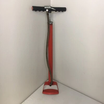 Bomba de aire roja aprobada por Schwinn fecha 1979 Bicycle Company 24" largo vintage Foto 1 de 4