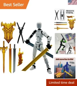 3D Printed 5.54'' Multi-Jointed Action Figure Dummy13 - Creative Desk Decoration - Picture 1 of 8