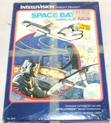 Vintage Intellivision Game SPACE BATTLE Mattel Complete NEW SEALED - Image 1 of 4
