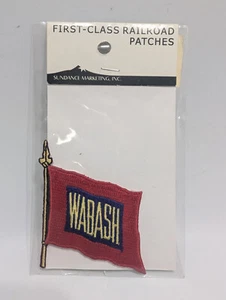 5cm x 6cm Washbash Railroad Iron-on patch -Unused VGC- - Picture 1 of 1