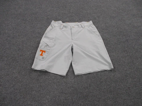 Tennessee Vols Board Shorts Adult 32 Columbia PFG Gray Swim Trunks Cargo Mens Cover