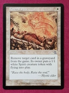 Magic The Gathering JUDGMENT FUNERAL PYRE white card MTG - Picture 1 of 2