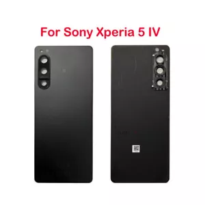 For Sony Xperia 5 IV Battery Cover Rear Glass Back Cover Replacement Camera Lens - Picture 1 of 8