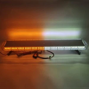 55" 104 LED Waterproof Emergency Warning Recovery Beacon Amber/White LightBar - Picture 1 of 10