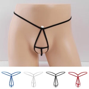 Bragas lencería huecas de cuerda en G anillo de gallo recortado knickers - Imagen 1 de 22