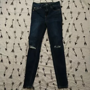 Jeans skinny strappati Wild Fable vita alta taglia 0 - Foto 1 di 10