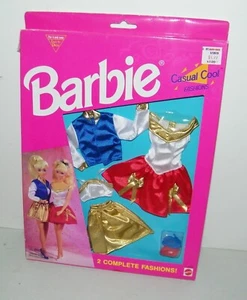 Barbie Casual Cool Fashions 1993 Two Outfits #68205 New In Box Mattel - Picture 1 of 3