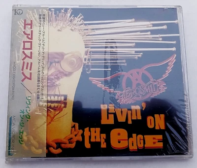 AEROSMITH Livin' On The Edge (LP / Acoustic) Japan Promo 4-Song EP F. Sealed CD - Image 1 of 4