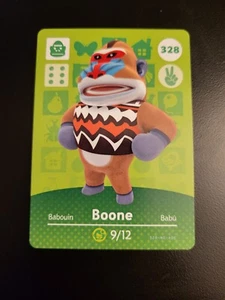 Boone - 328 - Series 4 - Authentic Animal Crossing Amiibo Card - Picture 1 of 1