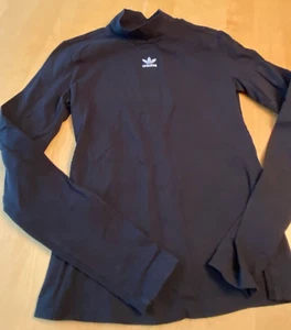 ADIDAS CENTER EMBROIDERED LOGO LS MOCK NECK SHIRT BASE LAYER  BOYS SZ SMALL - Picture 1 of 3