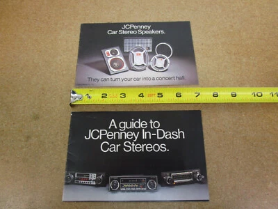 Винтажный 1978 JC Penny автомобиля стерео радио аудио динамик каталог брошюра - Изображение 1 из 4