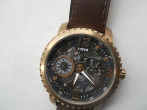 Fossil Herren Automatik braunes Lederband. Analog, w-beständige Kleideruhr.BQ-2274 - Bild 1 von 12