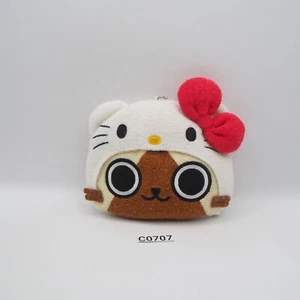 Monster Hunter X Hello Kitty C0707 Sanrio Airou Cabeza Mascota Estuche Peluche 4" Juguete - Imagen 1 de 6