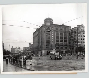 STREET CAR Distrito de Negocios Posguerra TOKIO Japón Segunda Guerra Mundial 1945 Foto de Prensa - Imagen 1 de 2