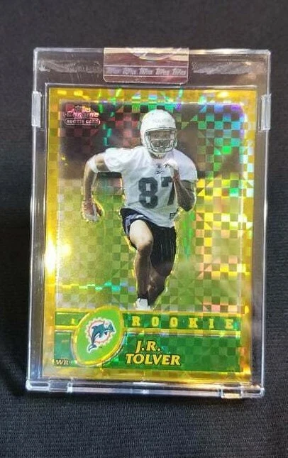 J.R. TOLVER 2003 Topps Chrome Gold X-Fractor Uncirculated Sealed RC #006/101 - Image 1 of 1