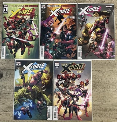 X-FORCE (2024) #1 2 3 4 5 COMPLETE ARC SET MARVEL COMICS Unread - Image 1 of 4