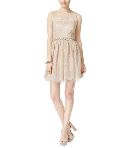 OFF WHITE Abito donna City Studio impreziosito in pizzo linea A bianco sporco junior 5