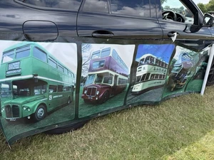 12 ft x 3 ft banner for tram and bus enthusiasts look great on a stall ? Looks - Picture 1 of 6
