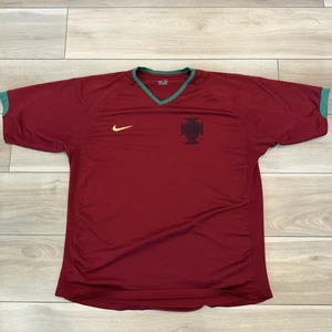Nike Sphere Dry Portugal FPF 2006-07 Portuguese National Soccer Fußball Trikot  - Bild 1 von 6