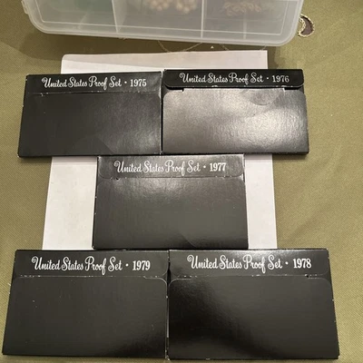 1975 - 1979 United States Proof Sets (30 Coins) - Image 1 of 4
