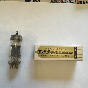 Tubo de electrones realista de por vida revestido de oro 6FQ7 6CG7 electrónica no probada vintage - Imagen 1 de 7