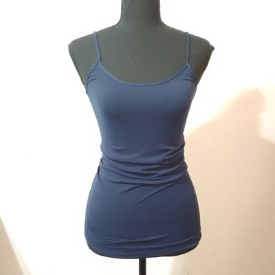 TEES BY TINA One Size Fits Most Blue Smooth Cami Tank Top Women - Image 1 of 4