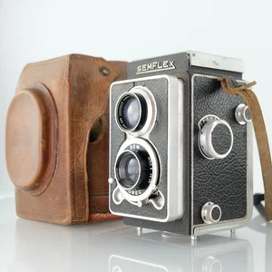 Semflex Twin Lens Spiegelreflexkamera Berthiot Lens REM Orec Shutter 6x6 TLR Vintage - Bild 1 von 15