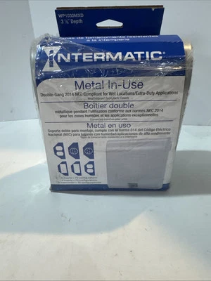 Intermatic WP1030MXD 3 1/8 Depth Double Gang Box  - Image 1 of 3