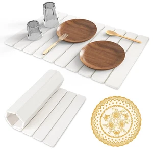 Tappetino Asciugapiatti in Pietra, 24"(L)x16"(W) - Asciugatura Rapida, Pieghevole Conteggio Cucina... - Foto 1 di 7