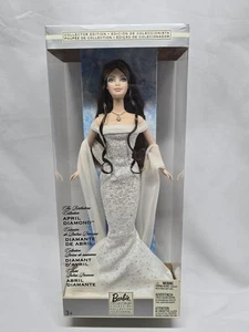 April Diamond Barbie Doll The Birthstone Collection 2002 Mattel Brunette NEW - Bild 1 von 18