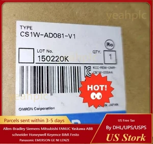 1 Stück Omron Brandneu Neu CS1W-AD081-V1 SPS Neu Originalverpackt CS1WAD081V1 - Bild 1 von 1