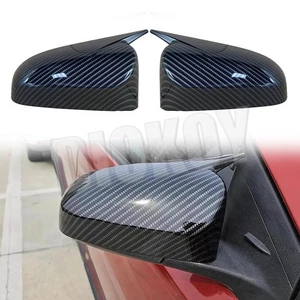 1Pair For Toyota Corolla 2014-2017 Carbon Fiber Rearview Mirror Cap Cover Trim - Bild 1 von 6