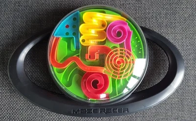 Maze Racer Geduld- Geschicklichkeits- Spiel Kugellabyrinth Kugelbahn im Lenkrad - Bild 1 von 4