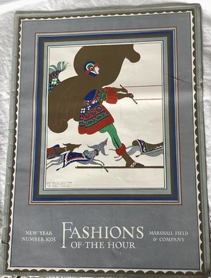 Marshall Field 1925 Fashions Of The Hour Catalog Magazine Art Deco J. Bolegar - Image 1 of 4
