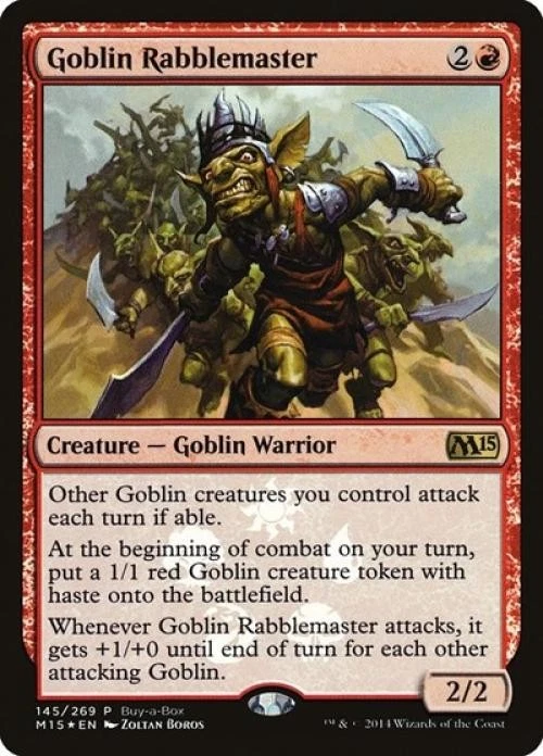 Goblin Rabblemaster -Foil Light Play MTG Promos: Buy-A-Box - Image 1 of 1