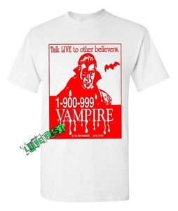 1 900 VAMPIR T SHIRT Vintage Retro 80er Werbung Klassiker Horror Dracula - Bild 1 von 6
