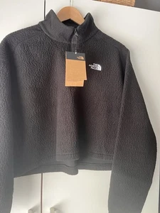 The North Face 100 Glacier 1/4 zip cropped Fleece - Picture 1 of 11