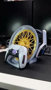 BBS RS Style Headphone & Controller Holder – Rim-Inspired Desk Stand - Afbeelding 1 van 6
