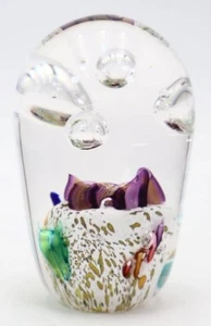 De colección 1999 Glass Eye Studio GES Arte Vidrio Vida Marina Corales Anémona (Firmado) - Imagen 1 de 7